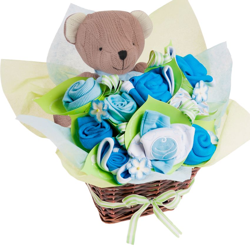 Blossoming Basket Blue